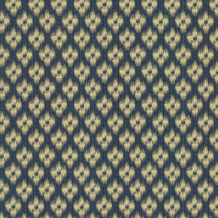 Lanka Ikat Indigo by Kasmir Designer Fabric 5125 58% Cotton
42% Polyester
 TURKEY </p><p>Repeat: Horizontal: 1 6/8 inches and Vertical: 3 inches 54 - Swanky Fabrics -