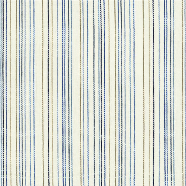 Larson Stripe Indigo by Kasmir Designer Fabric See sample 100% Cotton
 INDIA 12,000 Wyzenbeek Double Rubs </p><p>Repeat: Horizontal: 9 inches and Vertical: N/A 54 - Swanky Fabrics -