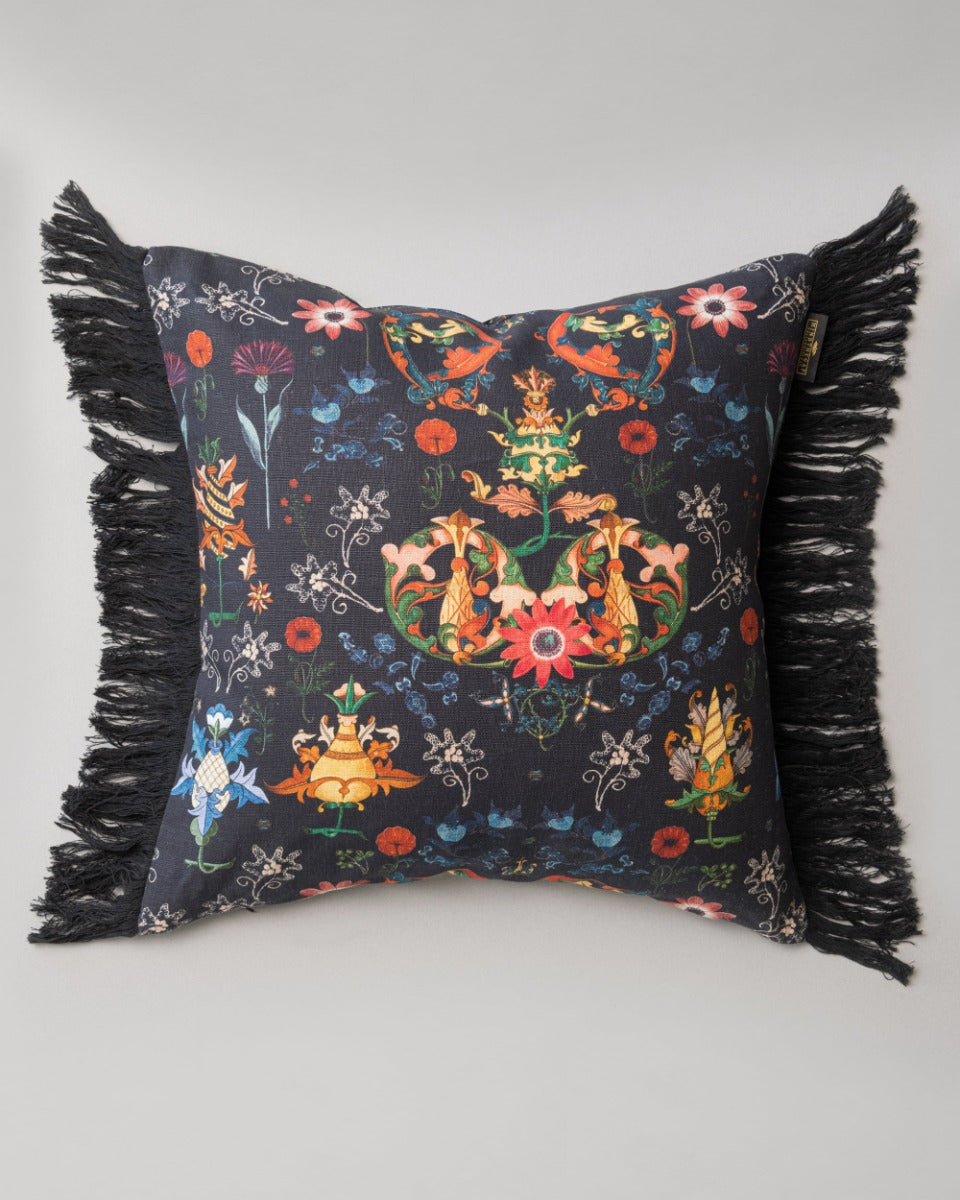 Transylvania Folk linen pillow by Mind the Gap (LC40001), view 2