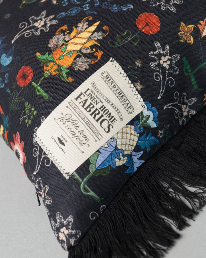 Transylvania Folk linen pillow by Mind the Gap (LC40001), view 3