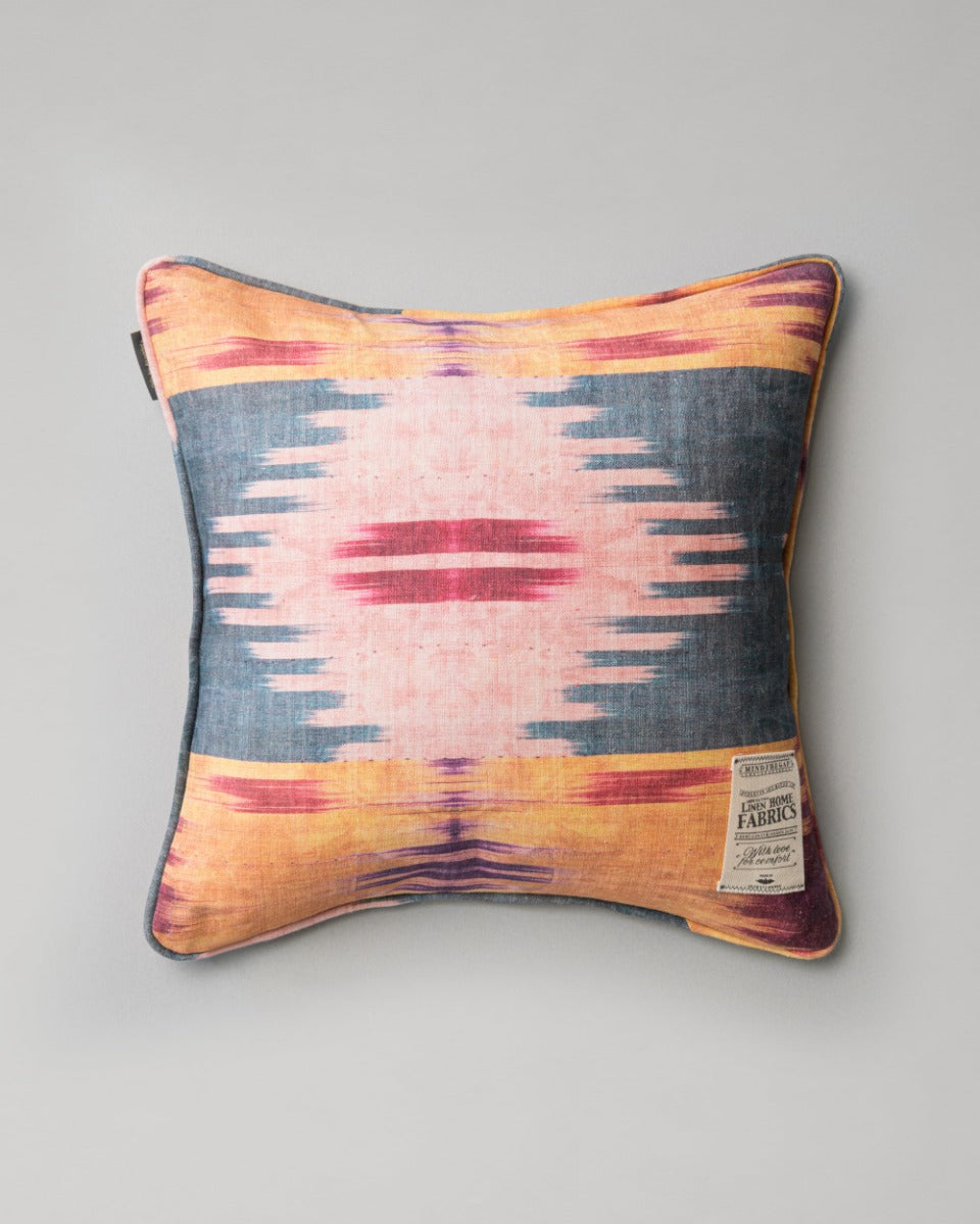 Patola linen pillow by Mind the Gap (LC40018), front