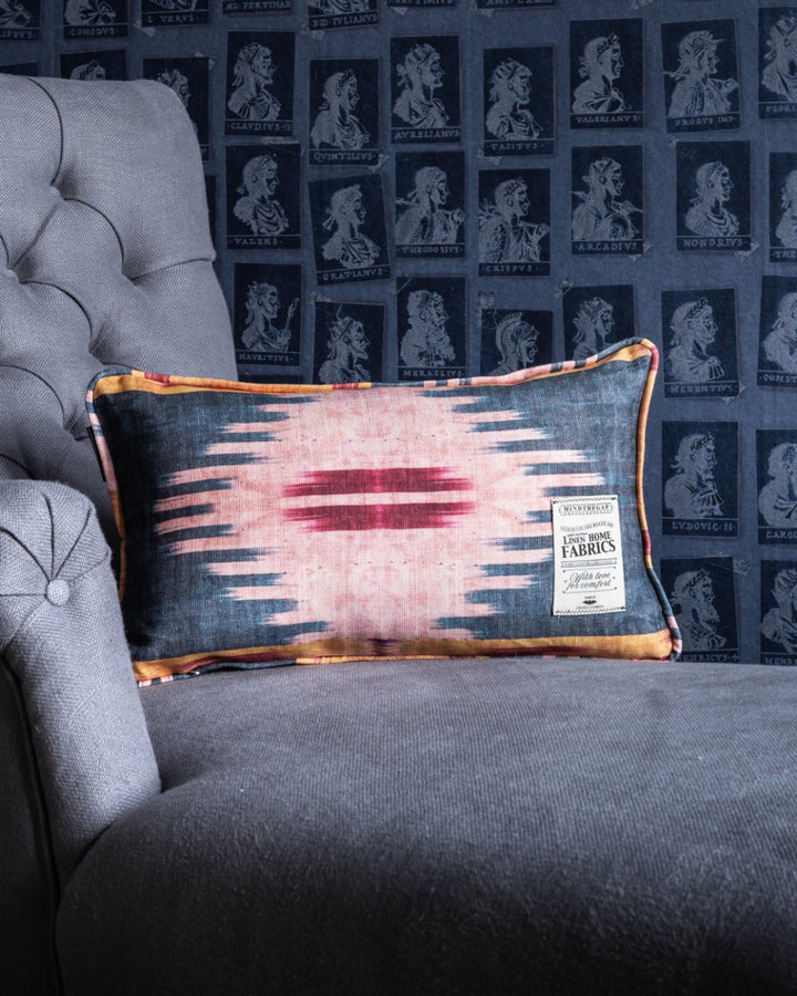 Patola linen pillow by Mind the Gap (LC40019), view 3