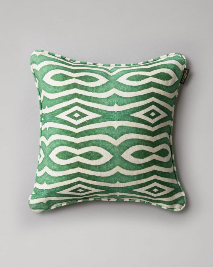 Riverside / Anthracite linen pillow by Mind the Gap (LC40020), front