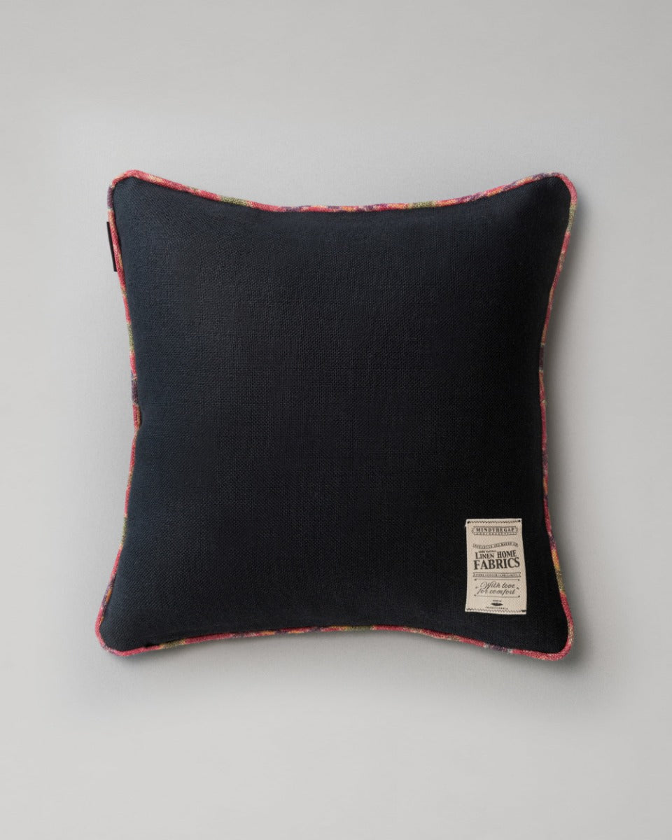 Riverside / Anthracite linen pillow by Mind the Gap (LC40020), view 2