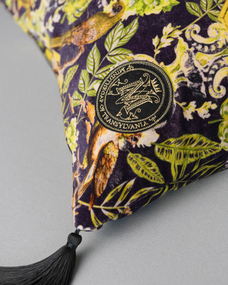 La Voliere velvet pillow by Mind the Gap (LC40053), view 3
