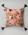 Mind the Gap Pillow Mind The Gap ROYAL GARDEN Pink Velvet Cushion (LC40055)