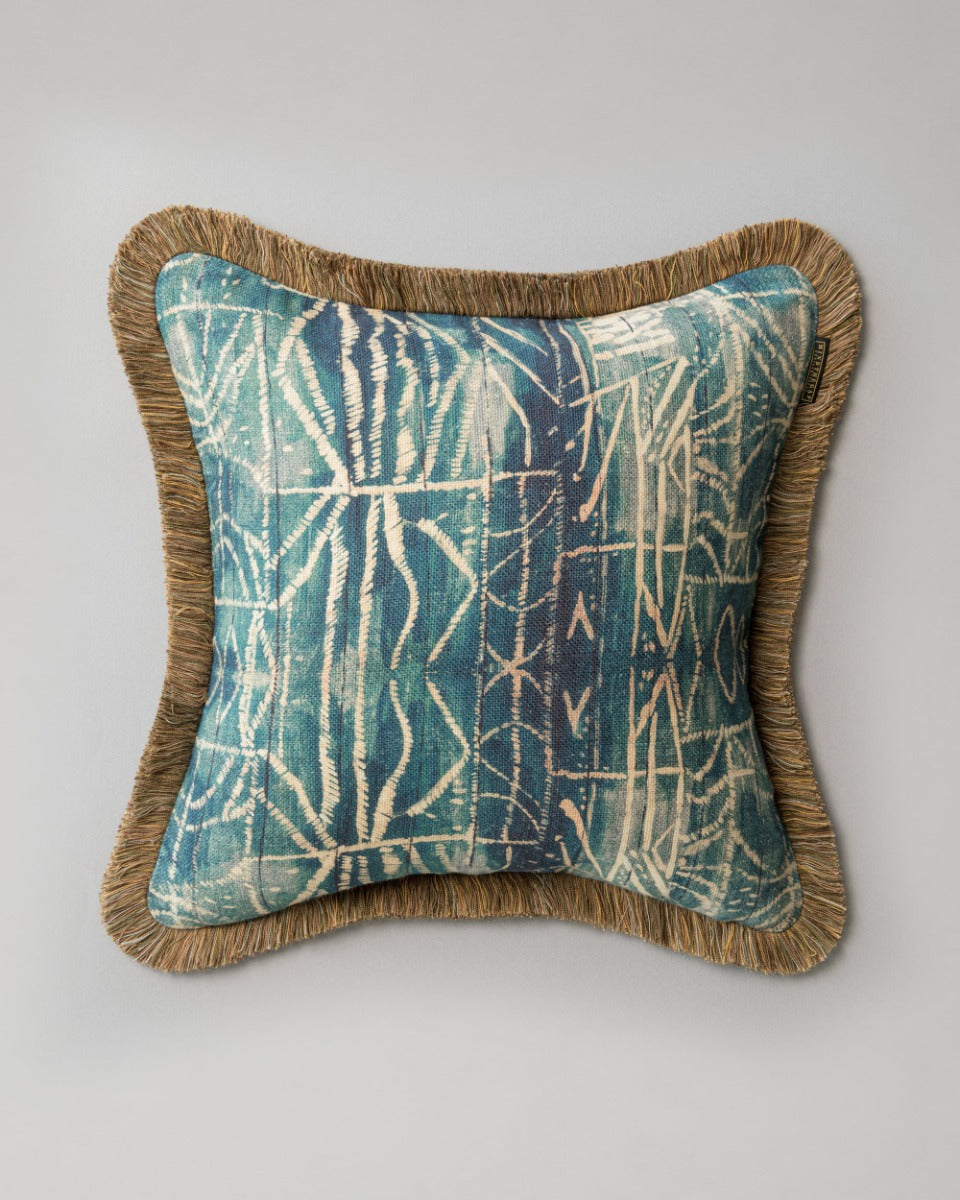 Bamileke linen pillow by Mind the Gap (LC40060), view 2