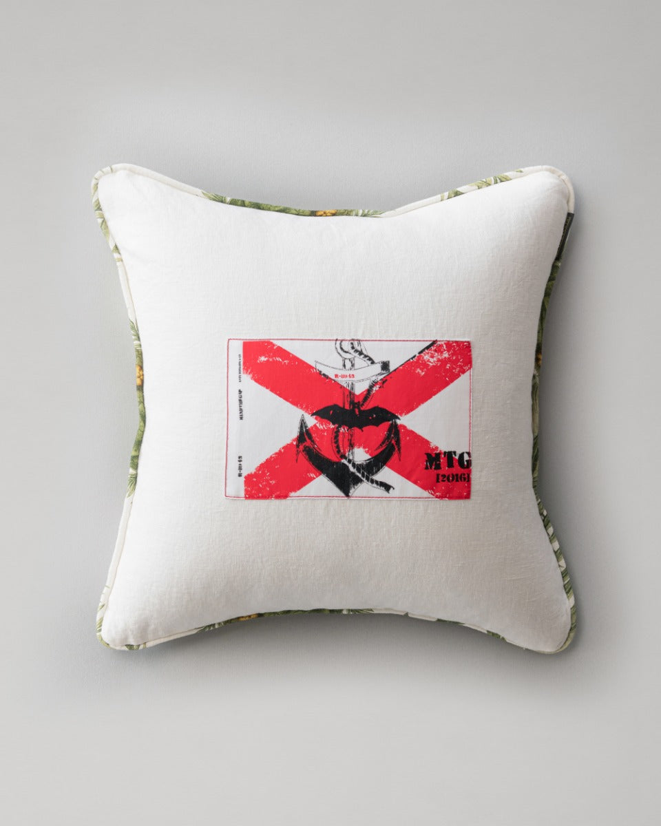 Naval Flag II pillow by Mind the Gap (LC40065), front
