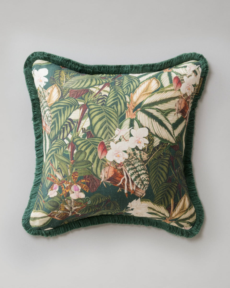 Orchid Bloom pillow by Mind the Gap (LC40072), view 2