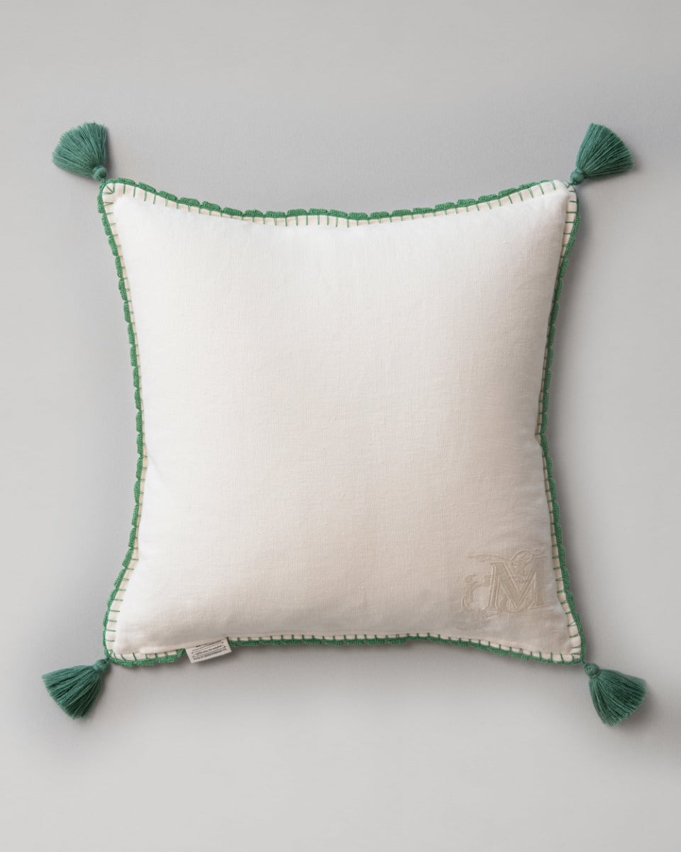 Transsilvaniae Florilegium linen embroidered pillow by Mind the Gap (LC40084), view 2