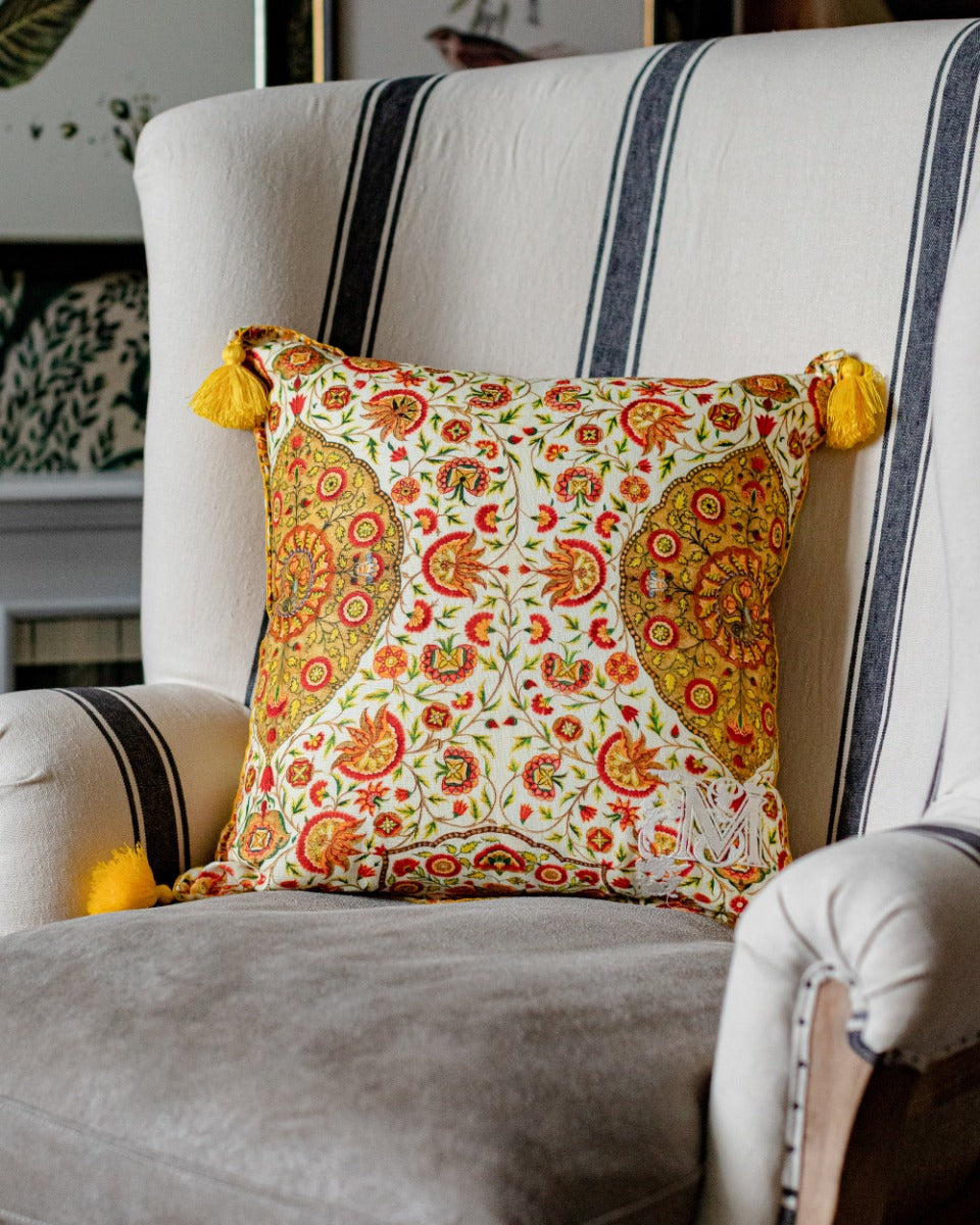 Csardas linen pillow by Mind the Gap (LC40085), view 4