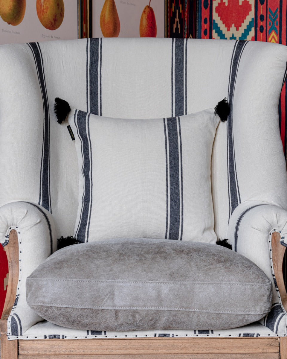 Hajdu Stripe heavy linen pillow by Mind the Gap (LC40093), view 5