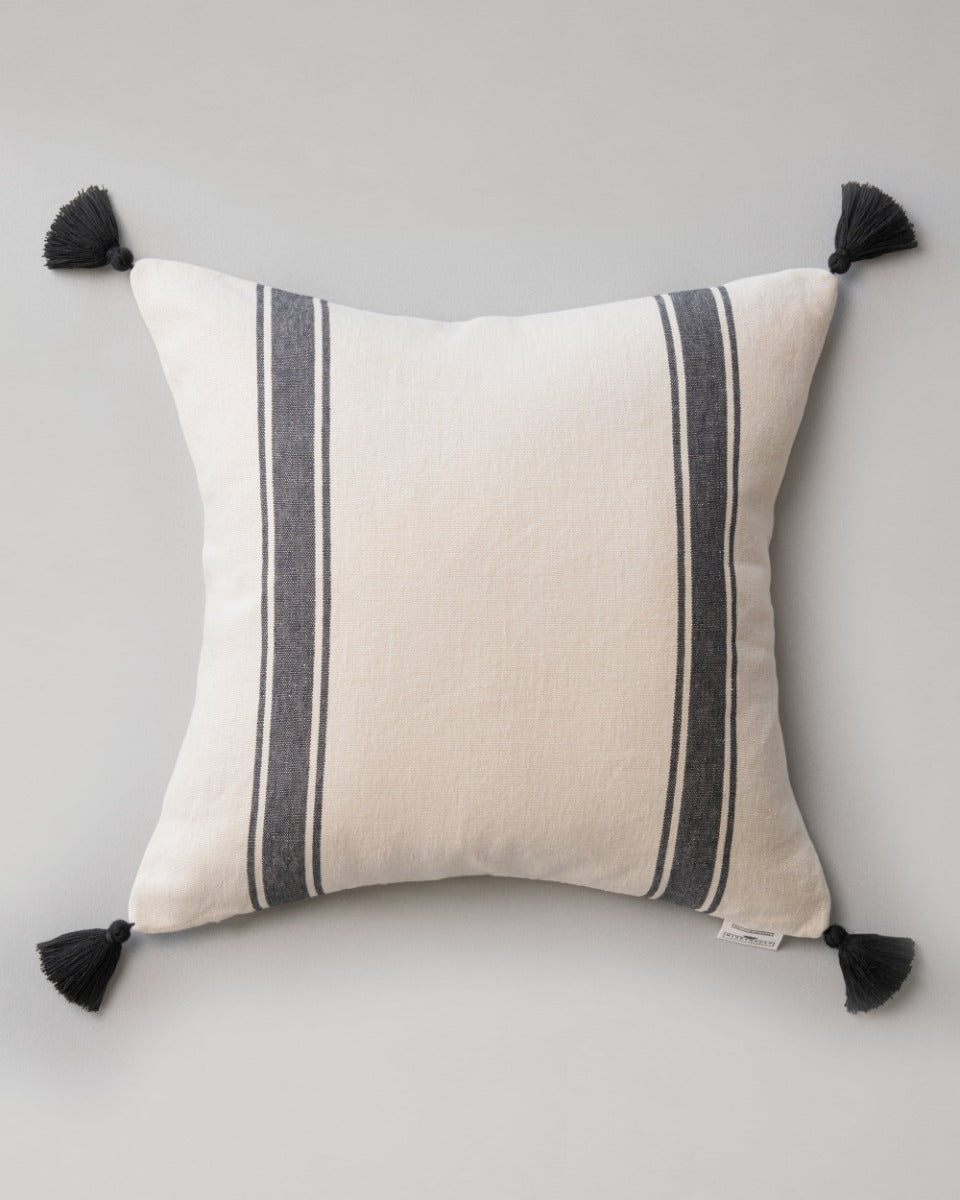 Hajdu Stripe heavy linen pillow by Mind the Gap (LC40093), front