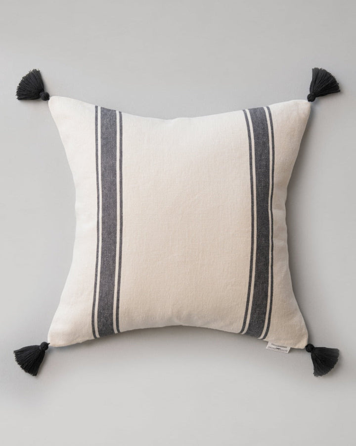 Hajdu Stripe heavy linen pillow by Mind the Gap (LC40093), front