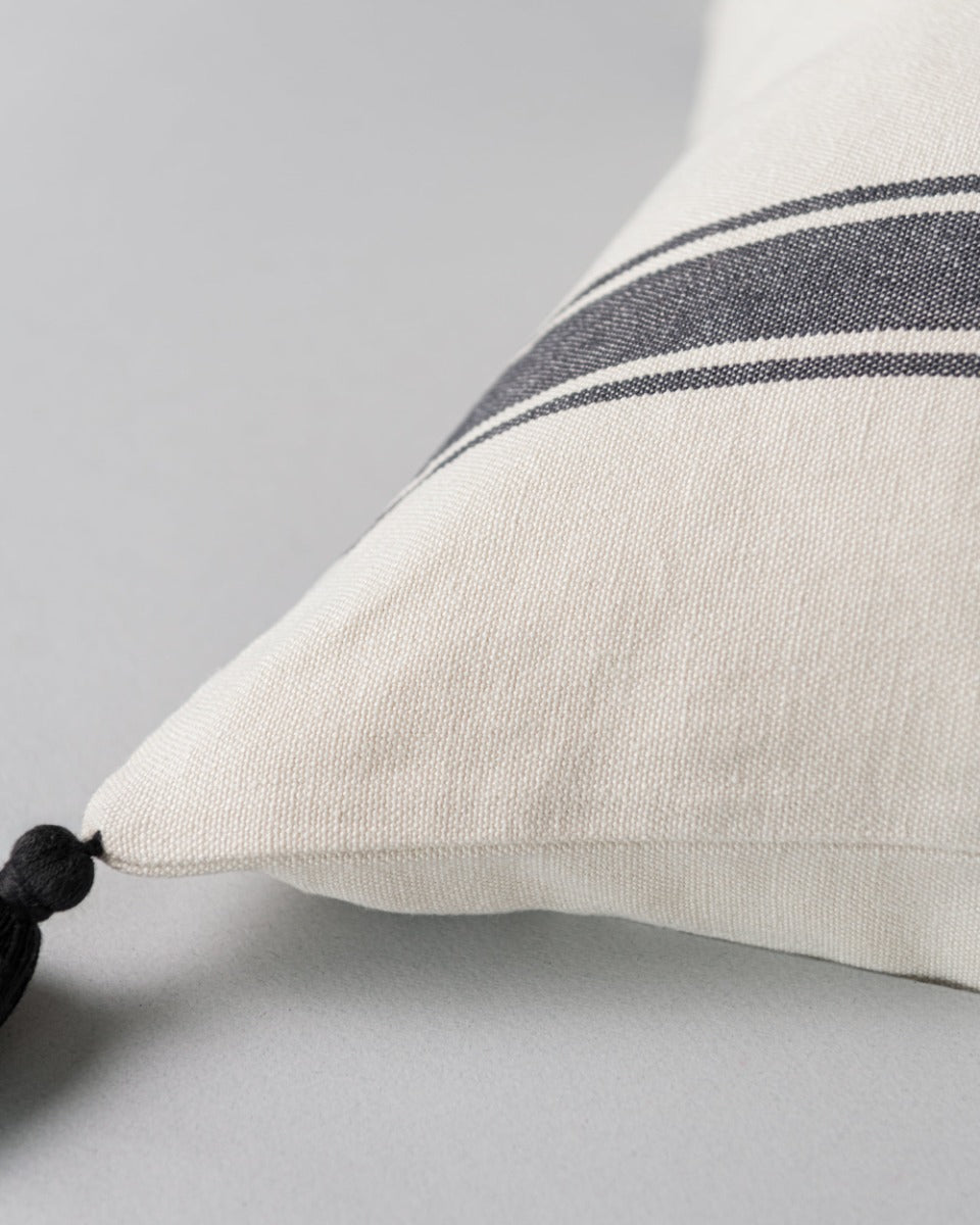 Hajdu Stripe heavy linen pillow by Mind the Gap (LC40093), view 4
