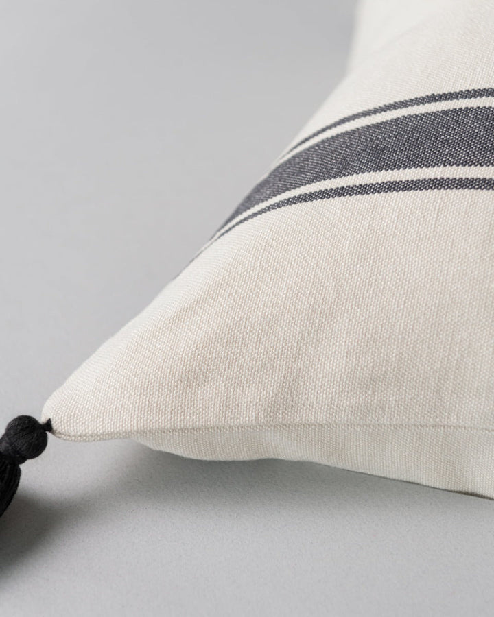 Hajdu Stripe heavy linen pillow by Mind the Gap (LC40093), view 4