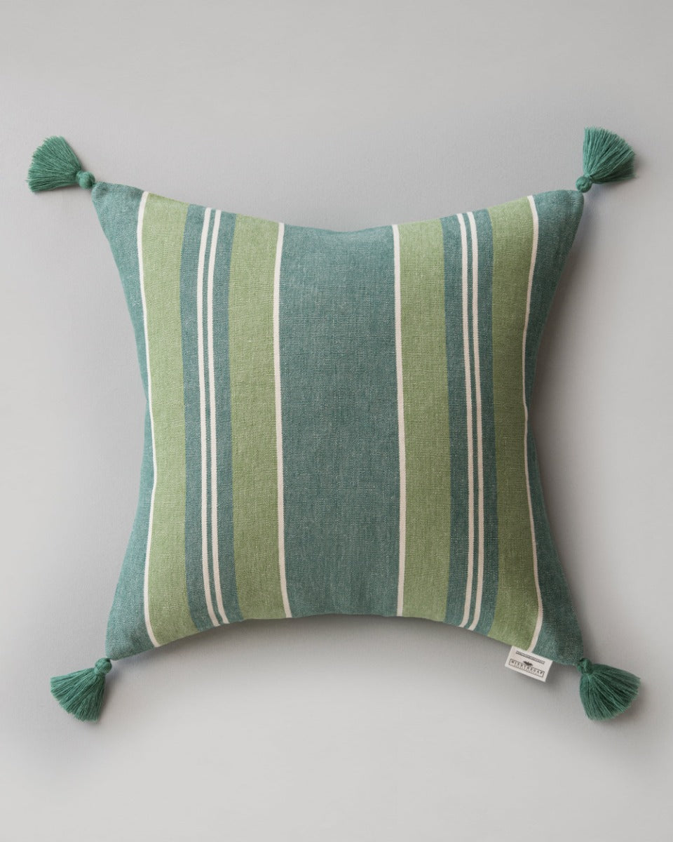 Szepviz Stripe heavy linen pillow by Mind the Gap (LC40094), view 2