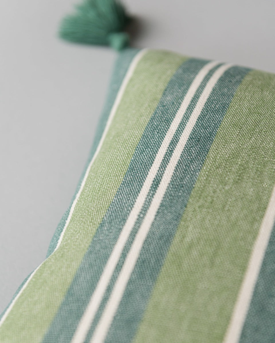 Szepviz Stripe heavy linen pillow by Mind the Gap (LC40094), view 4