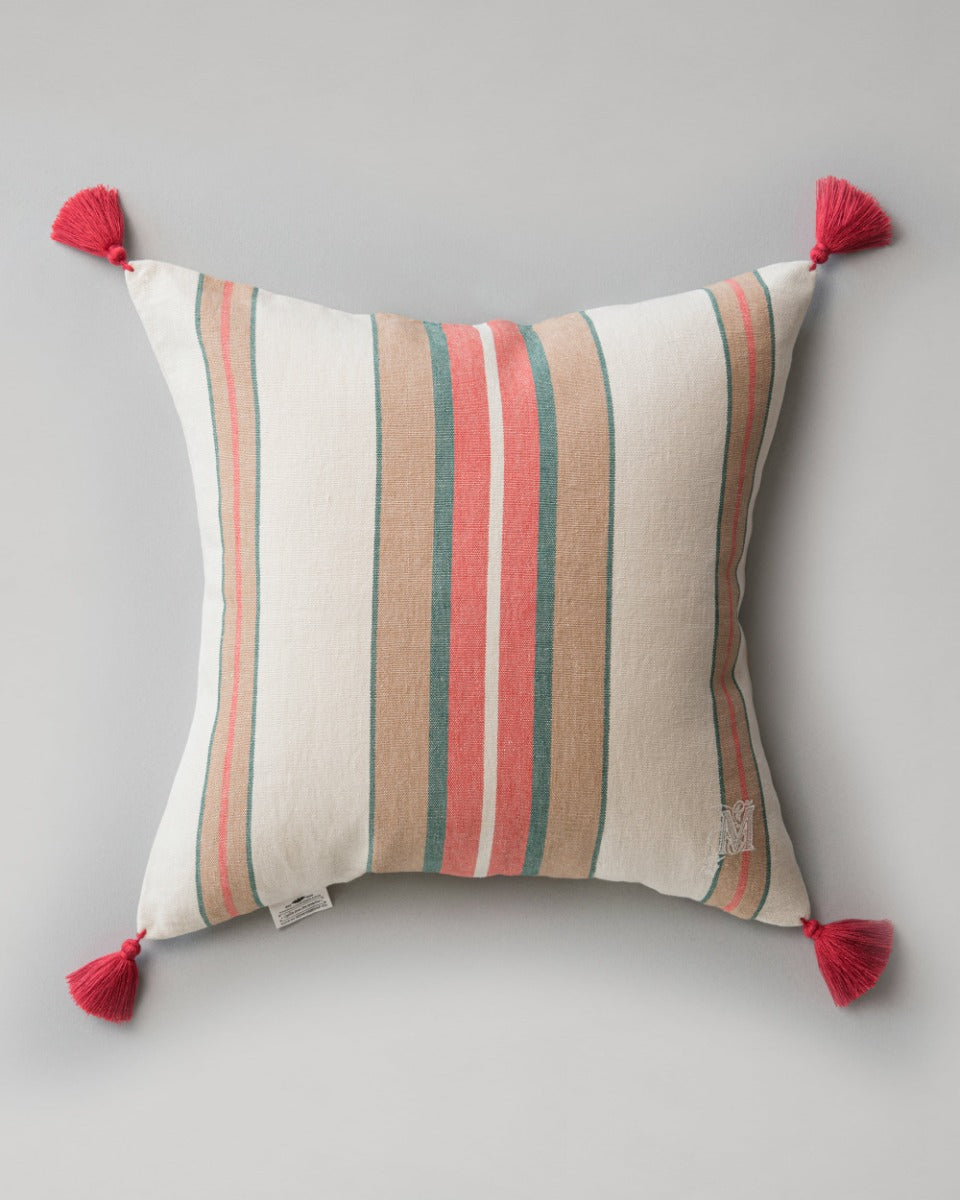 Herina Stripe heavy linen pillow by Mind the Gap (LC40095), front