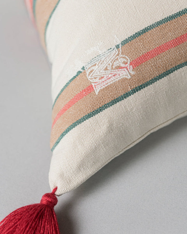 Herina Stripe heavy linen pillow by Mind the Gap (LC40095), view 3