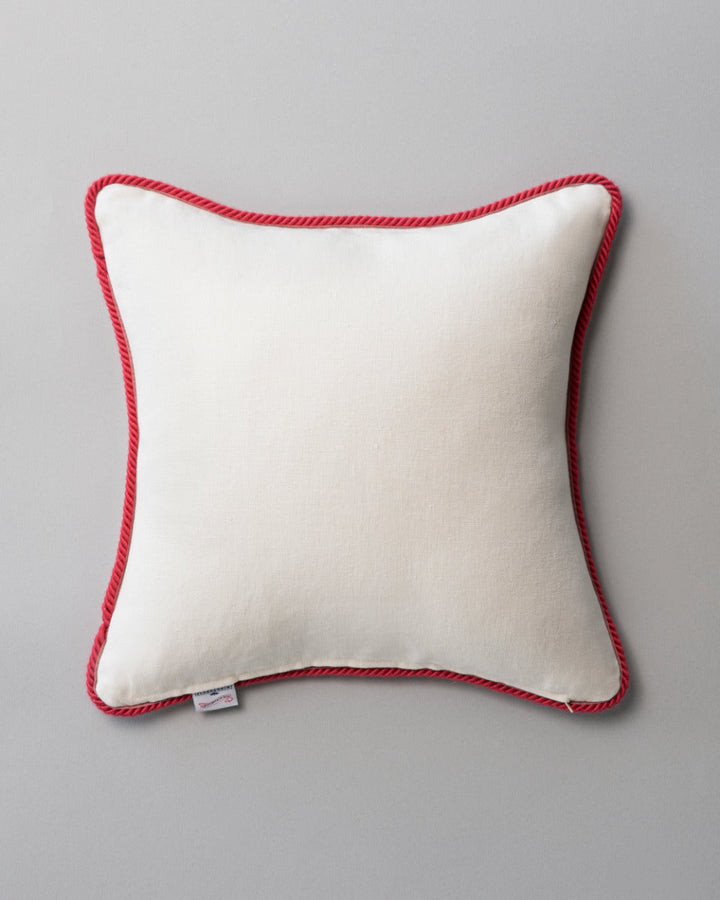 Siren linen embroidered pillow by Mind the Gap (LC40104), view 2