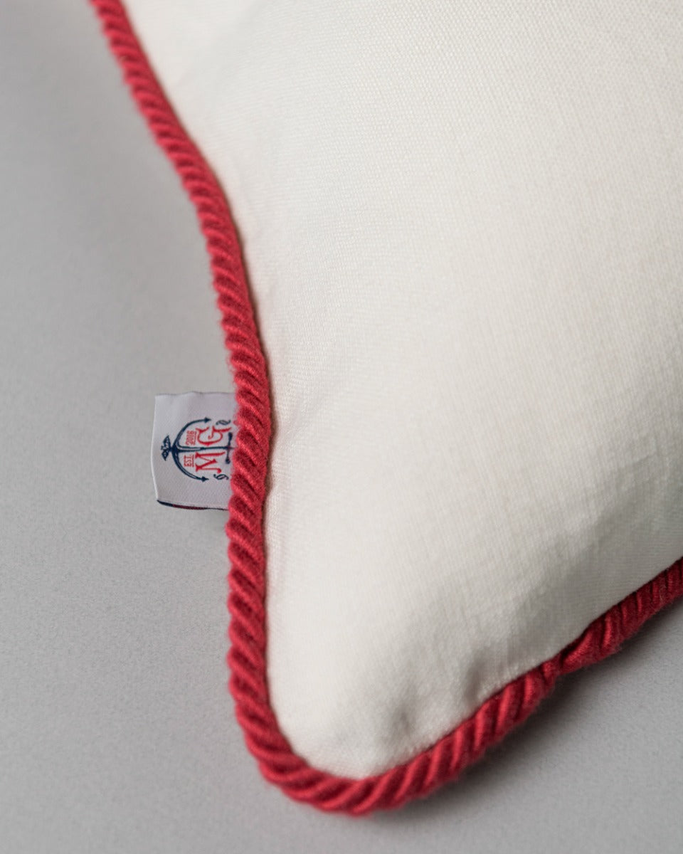 Siren linen embroidered pillow by Mind the Gap (LC40104), view 4
