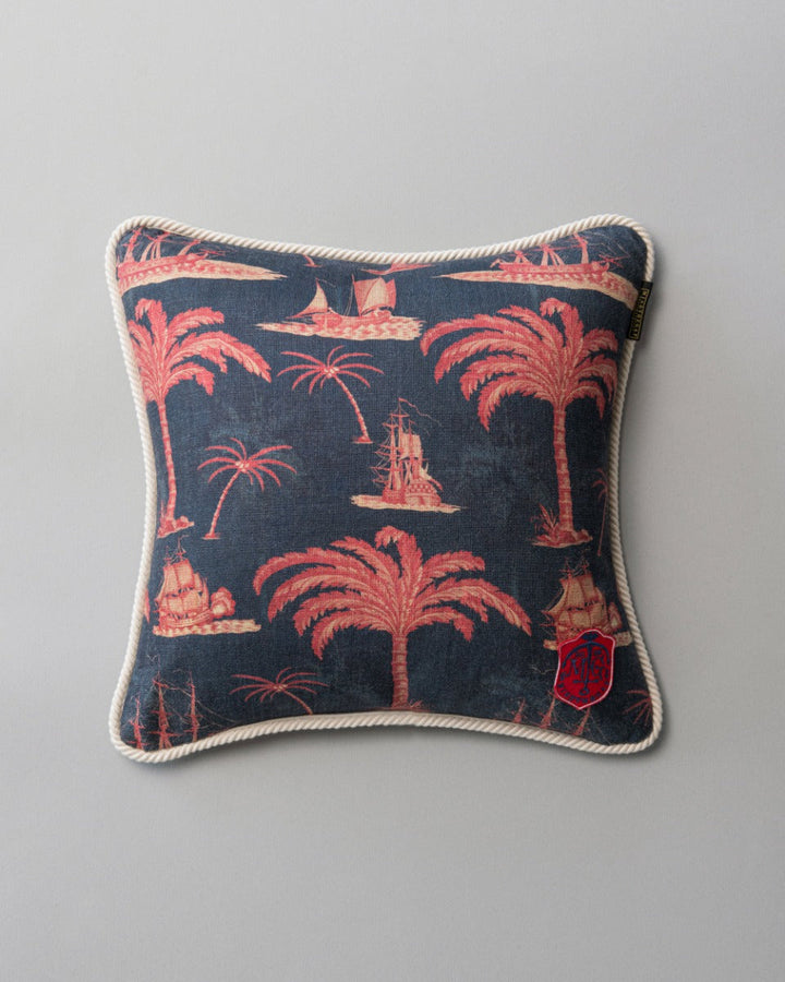 Aegean Indigo pillow by Mind the Gap (LC40109), front