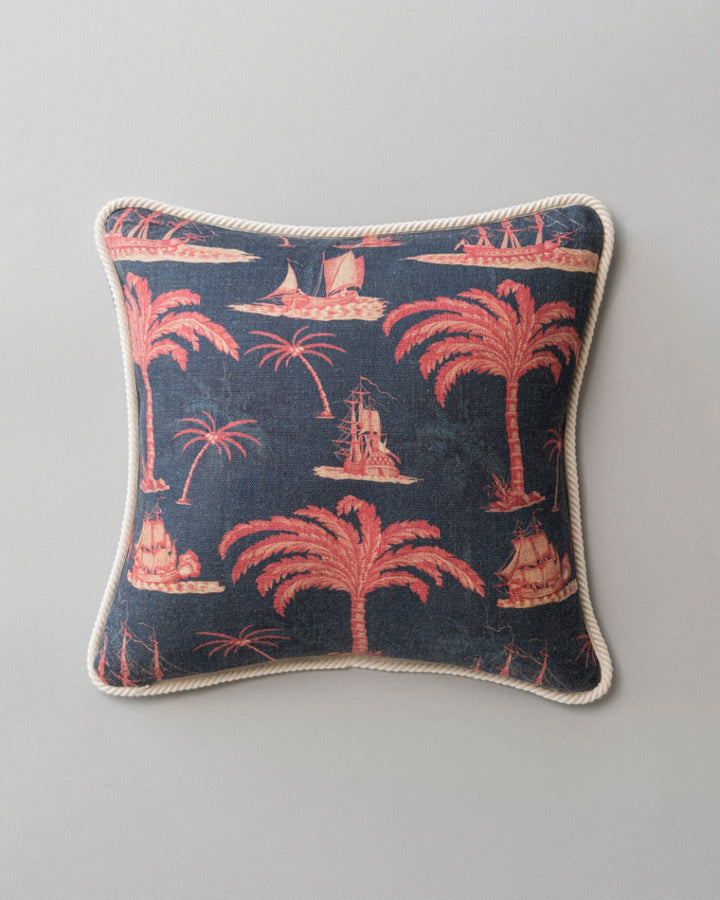 Aegean Indigo pillow by Mind the Gap (LC40109), view 2