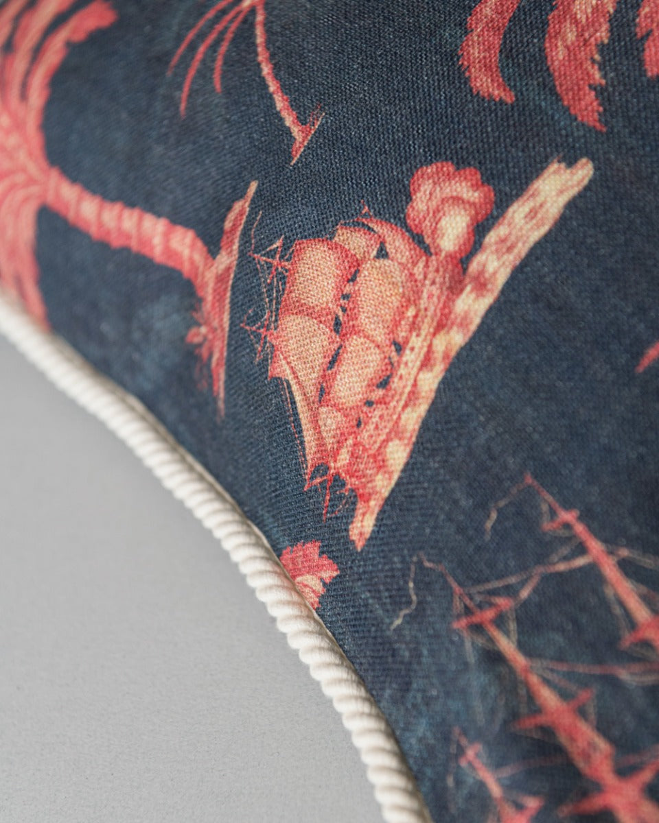 Aegean Indigo pillow by Mind the Gap (LC40109), view 4