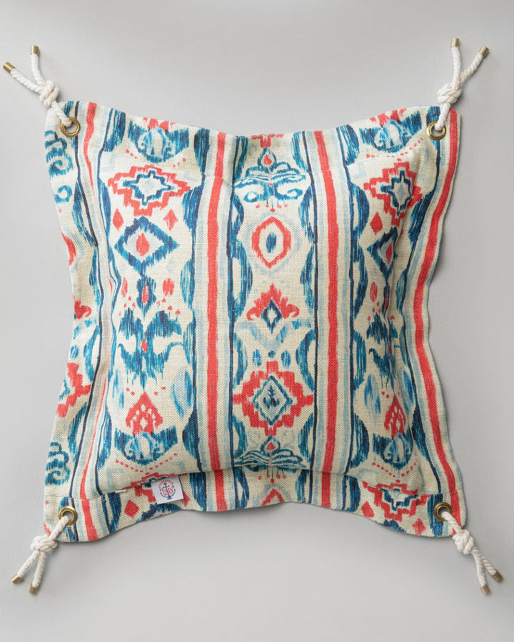 Mediterraneo Ikat pillow by Mind the Gap (LC40111), front