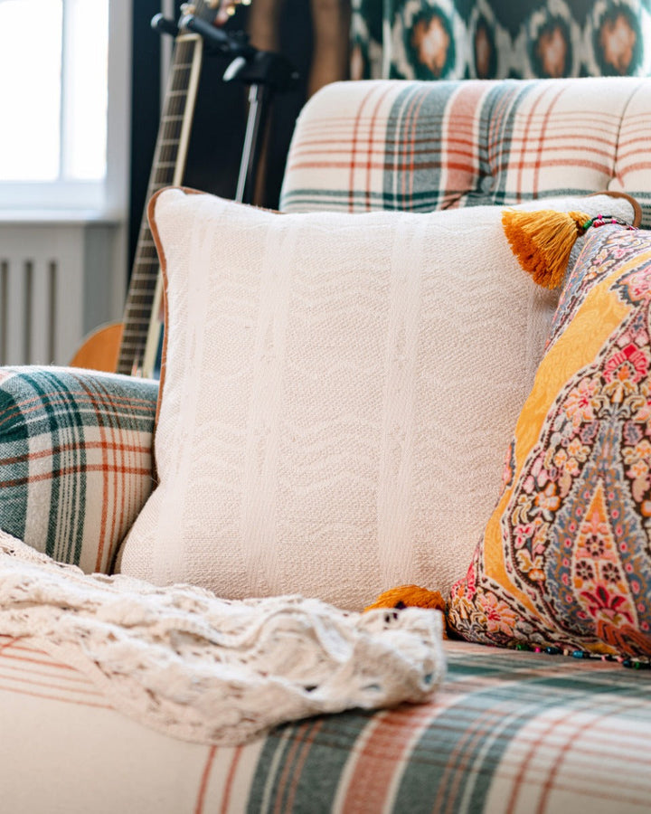 White Lake jacquard pillow by Mind the Gap (LC40167), view 5