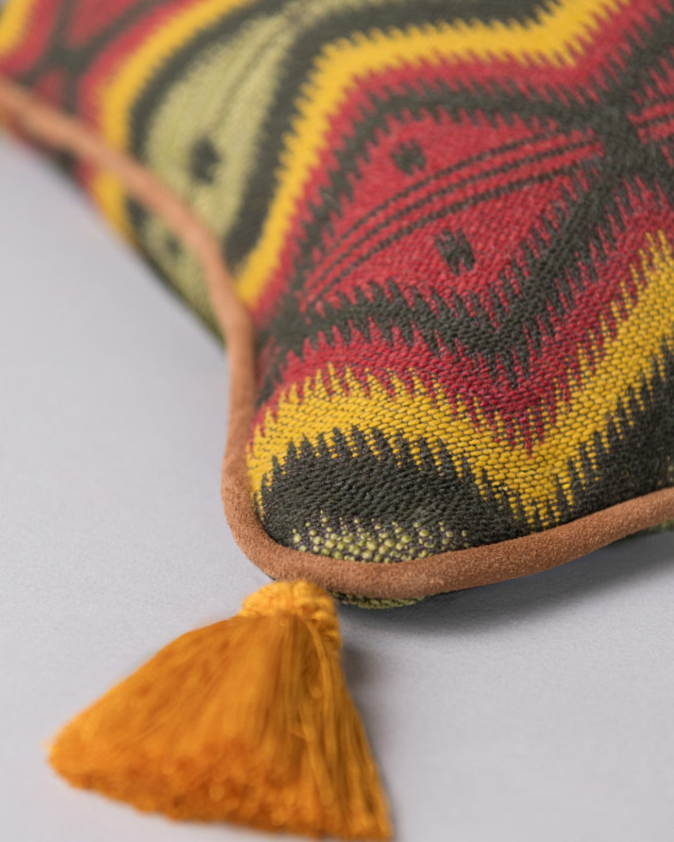 Pyramidenspitze pillow by Mind the Gap (LC40181), view 2