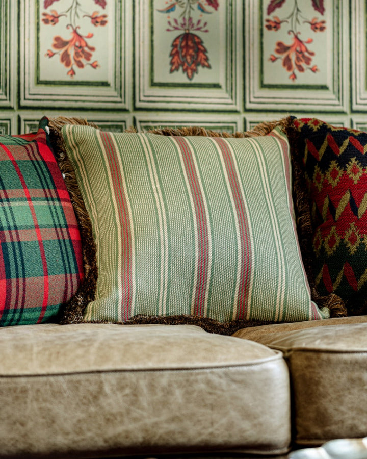 Tyrolean Stripes pillow by Mind the Gap (LC40183), view 6