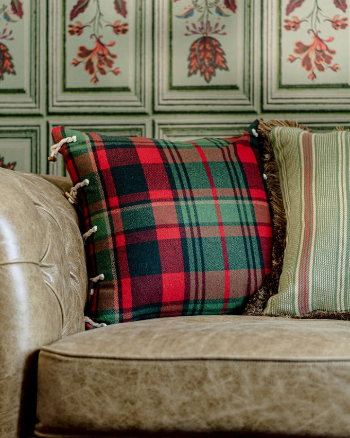 Tyrolean Plaid pillow by Mind the Gap (LC40189), view 6