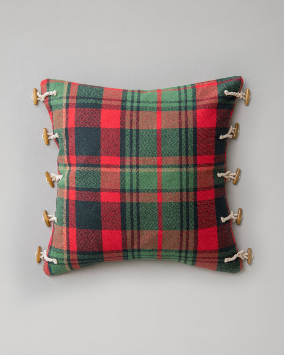 Tyrolean Plaid pillow by Mind the Gap (LC40189), view 2