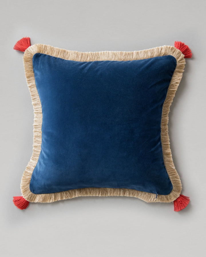 Roarrr embroidered velvet pillow by Mind the Gap (LC40212), view 2