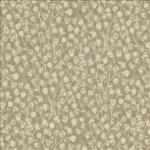 Kasmir Fabric Leaf Overlay Mocha