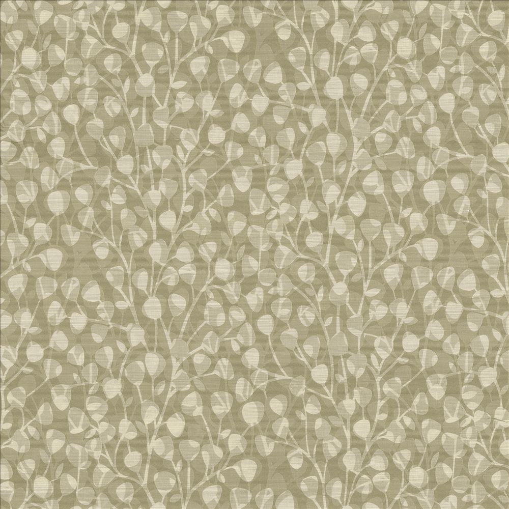 Leaf Overlay Mocha by Kasmir Designer Fabric 5118 100% Polyester
 USA </p><p>Repeat: Horizontal: 29 2/8 inches and Vertical: 32 2/8 inches 53 - Swanky Fabrics -