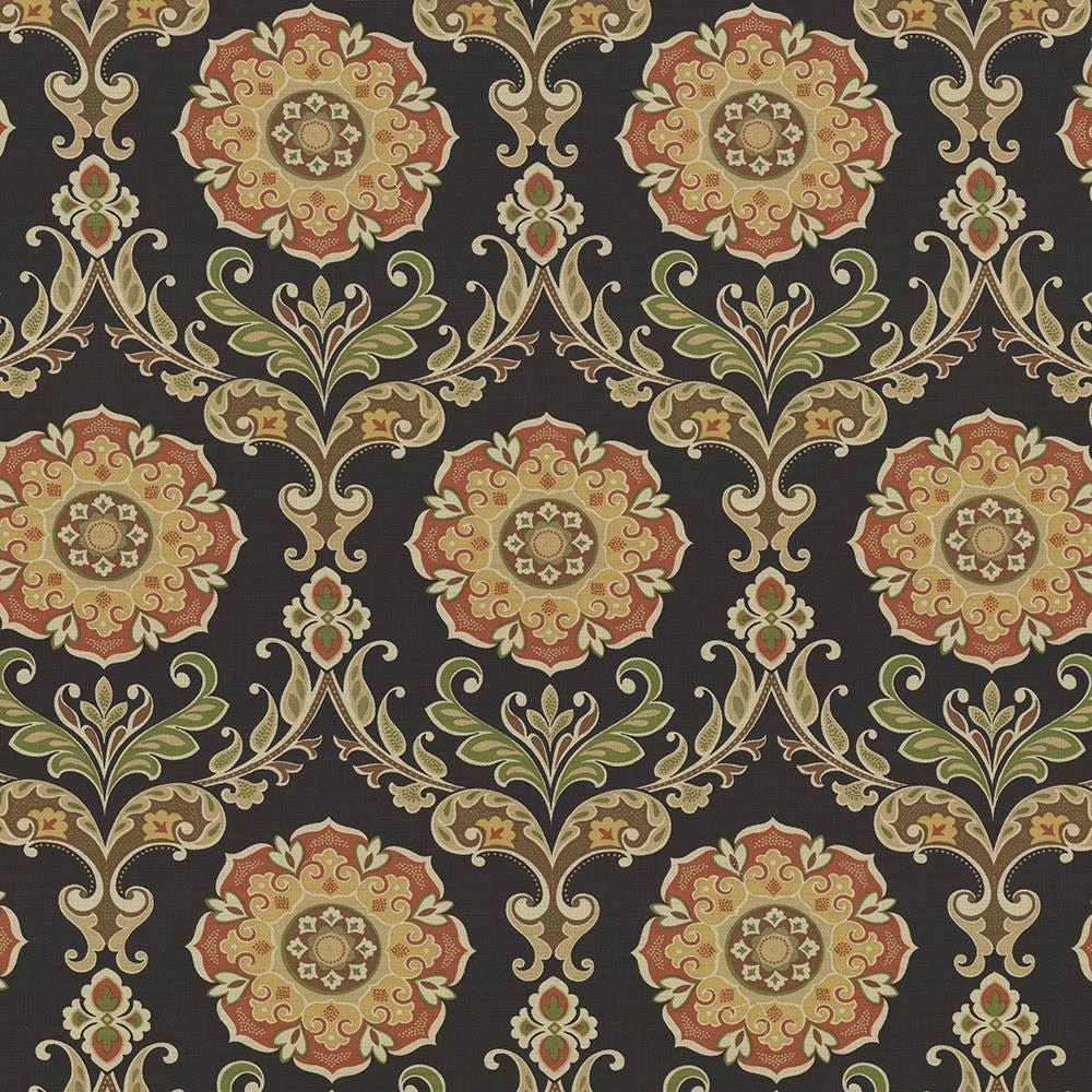 Leclaire Espresso by Kasmir Designer Fabric 1433 100% Cotton
 SOUTH KOREA </p><p>Repeat: Horizontal: 13 4/8 inches and Vertical: 27 inches 54 - 55 - Swanky Fabrics -
