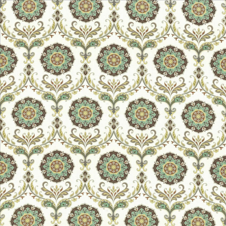 Leclaire Nordic Ice  by Kasmir Designer Fabric 1436 100% Cotton
 SOUTH KOREA 15,000 Wyzenbeek Double Rubs Horizontal: 13 4/8 inches and Vertical: 27 inches 54  - Swanky Fabrics -