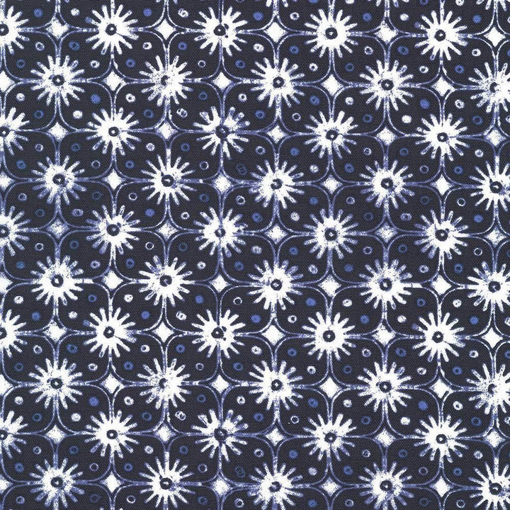 Light Show Indigo by Kasmir Designer Fabric See sample 100% Cotton
 CHINA 15,000 Wyzenbeek Double Rubs </p><p>Repeat: Horizontal: 6 6/8 inches and Vertical: 6 6/8 inches 54 - Swanky Fabrics -
