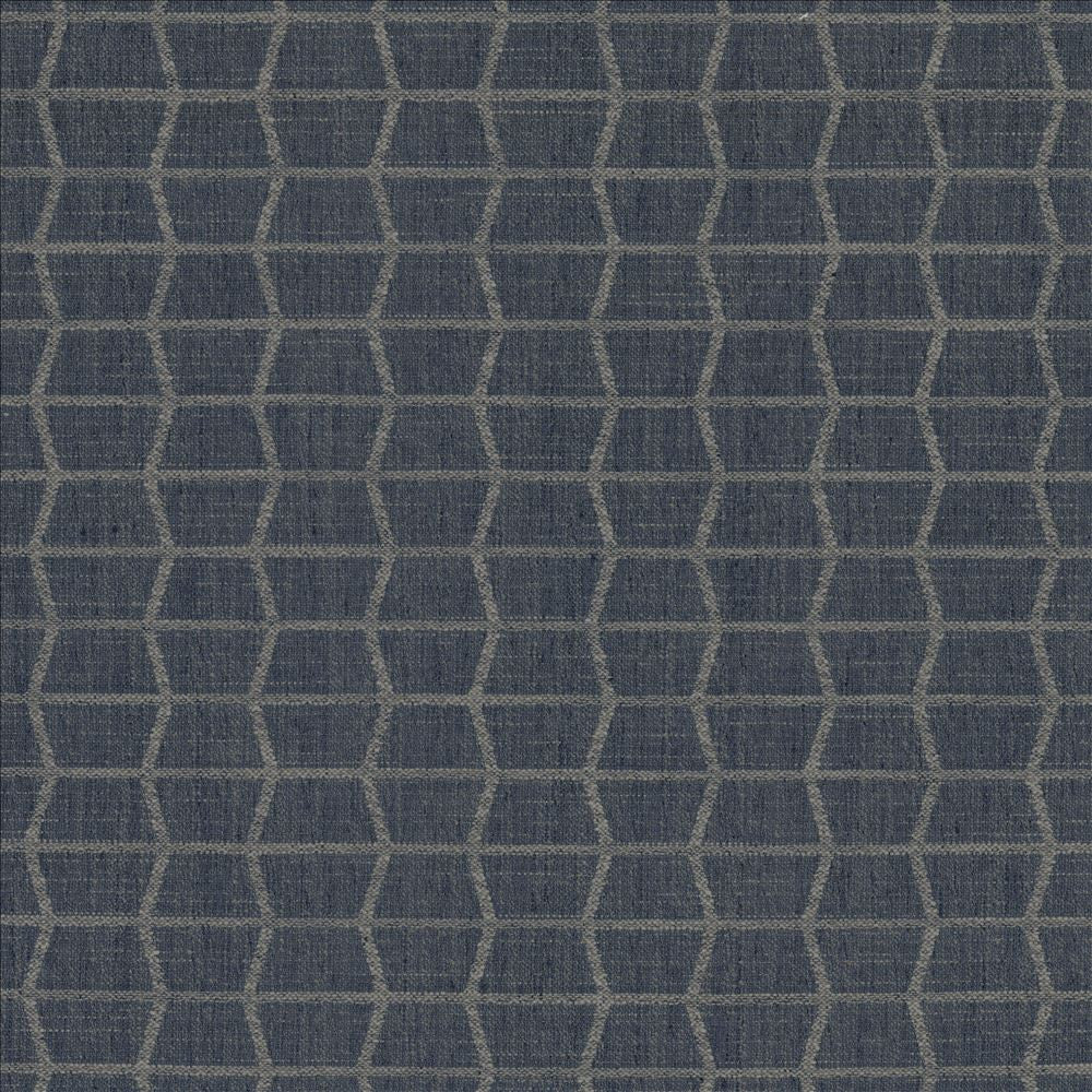 Liliana Indigo by Kasmir Designer Fabric 1458 60% Polyester
40% Cotton
 INDIA 30,000 Wyzenbeek Double Rubs </p><p>Repeat: Horizontal: 3 4/8 inches and Vertical: 2 3/8 inches 54 - Swanky Fabrics -