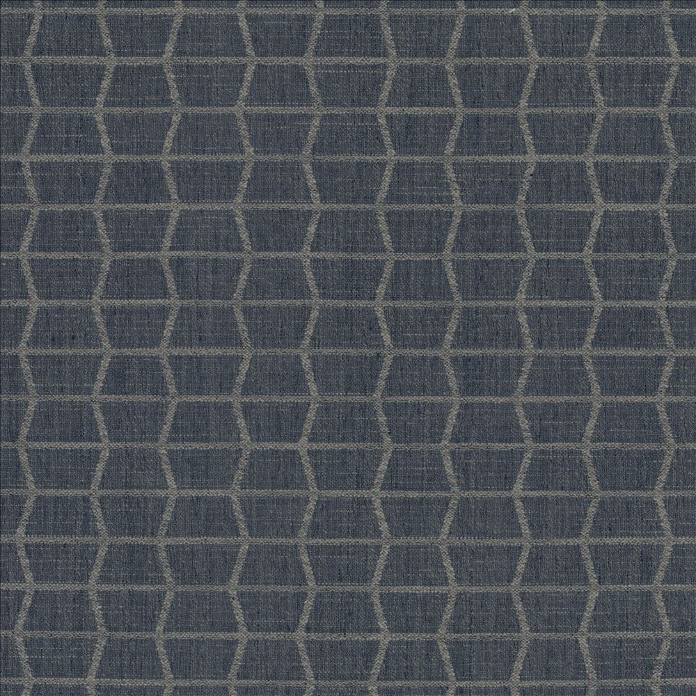 Liliana Indigo by Kasmir Designer Fabric See sample 60% Polyester
40% Cotton
 INDIA 15,000 Wyzenbeek Double Rubs </p><p>Repeat: Horizontal: 3 4/8 inches and Vertical: 2 3/8 inches 54 - Swanky Fabrics -