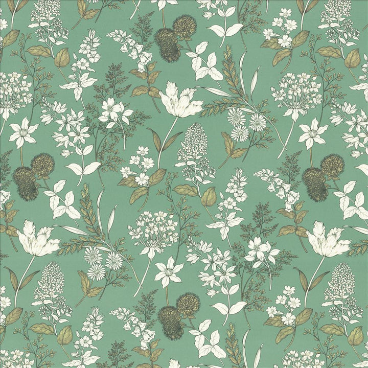 Lily Seafoam by Kasmir Designer Fabric 5154 100% Cotton
 SPAIN </p><p>Repeat: Horizontal: 27 inches and Vertical: 27 inches 54 - Swanky Fabrics -
