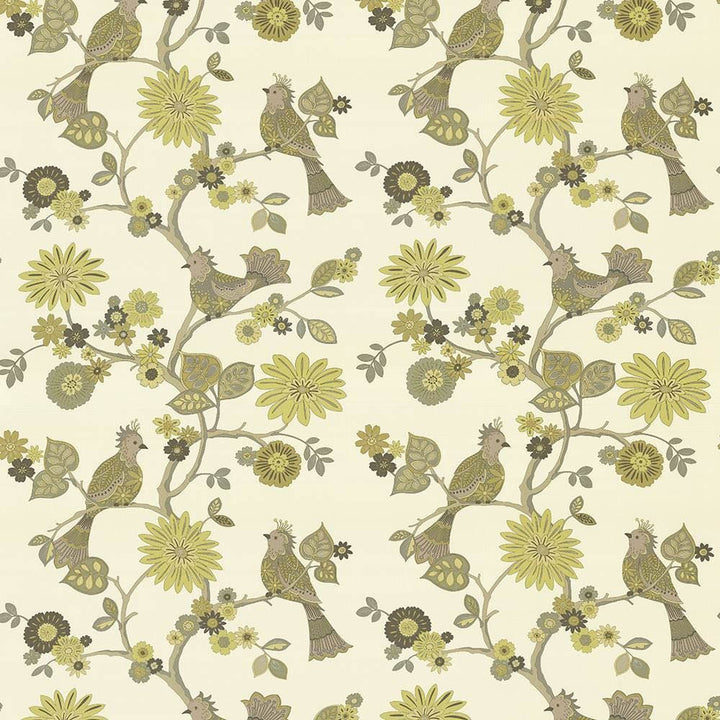 Lost Pines Lemongrass  by Kasmir Designer Fabric 5065 100% Cotton
 SOUTH KOREA 9,000 Wyzenbeek Double Rubs Horizontal: 27 inches and Vertical: 36 inches 54  - Swanky Fabrics -