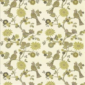 Lost Pines Lemongrass by Kasmir Designer Fabric 5065 100% Cotton SOUTH KOREA 9,000 Wyzenbeek Double Rubs H: 27 inches, V: 36 inches 54 - Swanky Fabrics - Kasmir