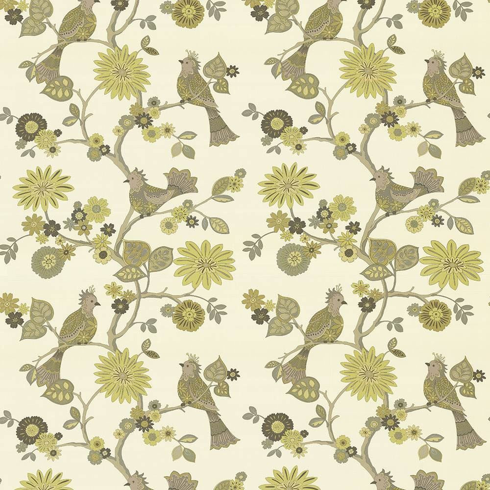 Lost Pines Lemongrass by Kasmir Designer Fabric 5065 100% Cotton SOUTH KOREA 9,000 Wyzenbeek Double Rubs Horizontal: 27 inches and Vertical: 36 inches 54 - Swanky Fabrics -