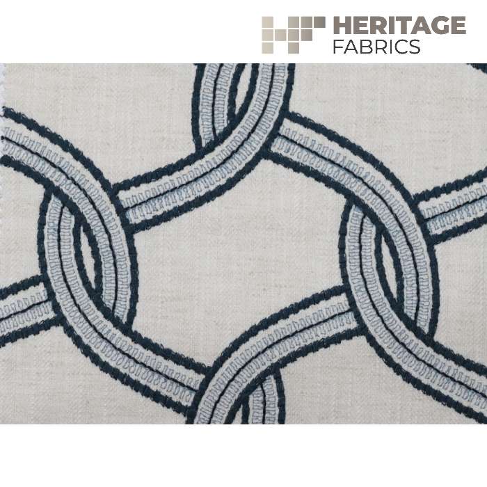 Lucerne Cadet by Heritage Fabric - 67% Cotton 33% Polyester India 21,000 Horizontal: 5.25" and Vertical: 6.25" 54" - Fabric Carolina -