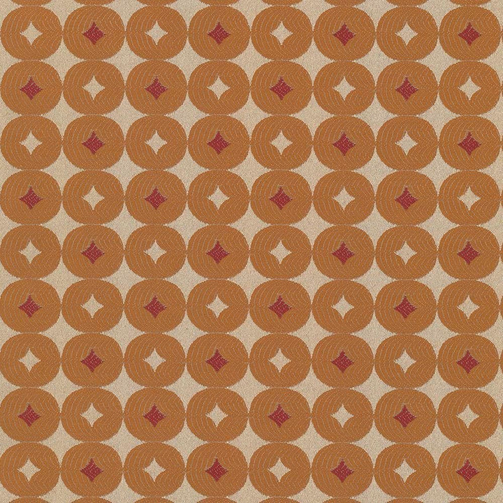 Luciana Cantaloupe by Kasmir Designer Fabric 5070 100% Polyester
 CHINA </p><p>Repeat: Horizontal: 2 4/8 inches and Vertical: 2 4/8 inches 56 - 58 - Swanky Fabrics -