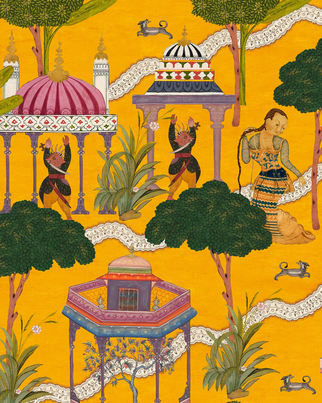 Maghreb Turmeric wallpaper by Mind the Gap (WP20760), swatch